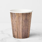 Gobelets En Papier Baby shower de transport de tournesol moderne rust (Verso)