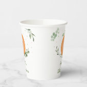 Gobelets En Papier Baby shower de verdure de Little Cutie (Gauche)