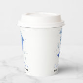 Gobelets En Papier Baby shower des dauphins océaniques aquarelles (Gauche)