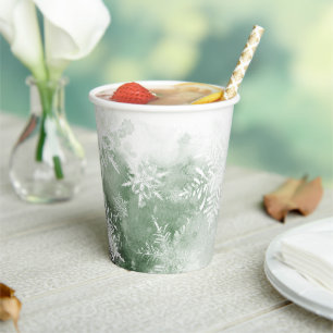 Gobelets En Papier Baby shower des merveilles d'hiver