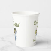 Gobelets En Papier Baby shower des pêcheurs de gros poissons de Reel (Droite)