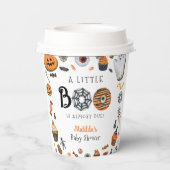 Gobelets En Papier Baby shower d'Halloween de Little Boo (Verso)