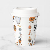 Gobelets En Papier Baby shower d'Halloween de Little Boo (Droite)