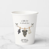 Gobelets En Papier Baby shower d'Halloween Little Boo (Verso)