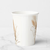 Gobelets En Papier Baby shower d'herbe Pampas (Droite)