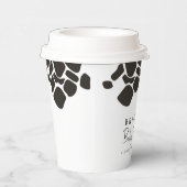 Gobelets En Papier BABY SHOWER d'impression de vache moderne BRYNDLE (Droite)