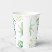 Gobelets En Papier Baby shower Dino Triceratops Boy Dinosaur (Droite)