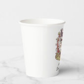 Gobelets En Papier Baby shower du loup de forêt (Droite)