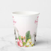 Gobelets En Papier Baby shower Elephant Safari (Droite)