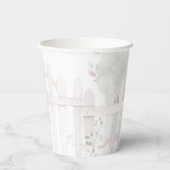 Gobelets En Papier Baby shower Fée Blonde (Verso)