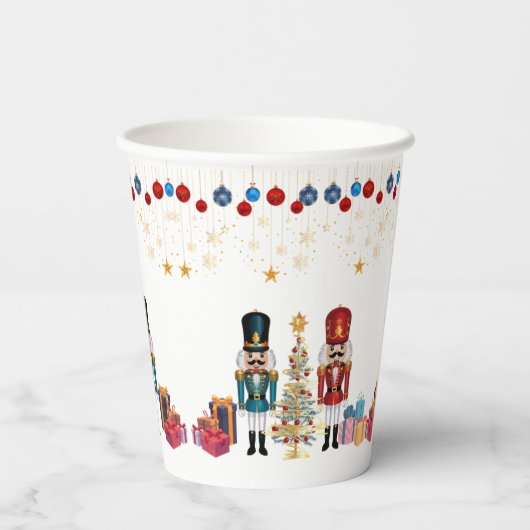 Gobelets En Papier Baby shower Festif Nutcracker Ornaments (Verso)