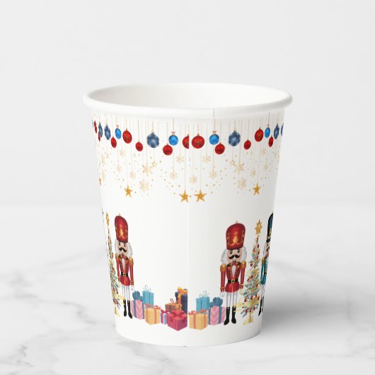 Gobelets En Papier Baby shower Festif Nutcracker Ornaments (Droite)