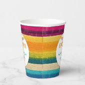 Gobelets En Papier Baby shower Fiesta mexicain personnalisé (Droite)