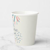 Gobelets En Papier Baby shower Firecracker 4 juillet Fireworks (Gauche)