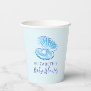 Gobelets En Papier Baby Shower Garçon Mignon Perle