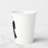 Gobelets En Papier Baby shower gothique élégant (Gauche)