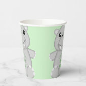 Gobelets En Papier Baby shower Hippo (Gauche)