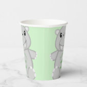 Gobelets En Papier Baby shower Hippo (Droite)