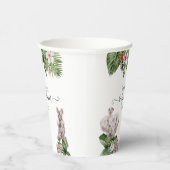 Gobelets En Papier Baby shower jungle Animaux Safari tropical (Droite)