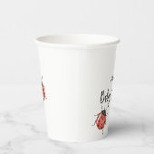 Gobelets En Papier Baby shower Ladybug (Droite)