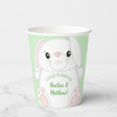 Gobelets En Papier Baby shower lapin lapin (Verso)