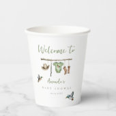 Gobelets En Papier Baby shower Little Hunter (Recto)