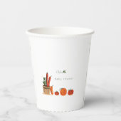 Gobelets En Papier Baby shower local moderne (Recto)