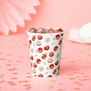 Gobelets En Papier Baby shower Motif Apple