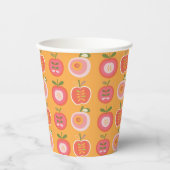 Gobelets En Papier Baby shower Motif Whimsical Cute Apple (Recto)