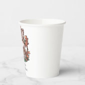 Gobelets En Papier Baby shower Mystical Dreamy Wolf (Gauche)