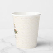 Gobelets En Papier Baby shower naturel des champignon de Hérisson (Gauche)