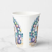 Gobelets En Papier Baby shower Nautical Teddy Bear Beach Boy (Droite)