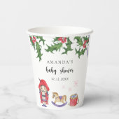 Gobelets En Papier Baby shower Nutcracker (Verso)