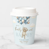 Gobelets En Papier Baby Shower Paper Cups – Bear & Balloons  (Recto)