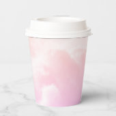 Gobelets En Papier Baby shower papillon rose lavande (Verso)