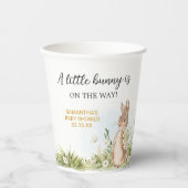 Gobelets En Papier Baby shower Peter Rabbit (Recto)