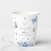 Gobelets En Papier Baby shower petit papillon (Recto)