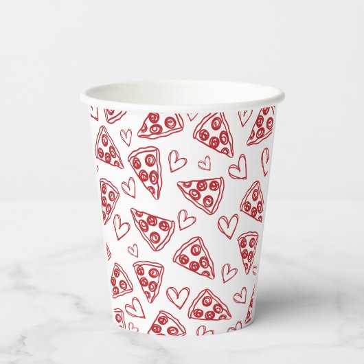 Gobelets En Papier Baby Shower Pizza Party Italian Special Delivery (Verso)