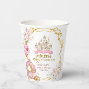 Gobelets en papier Baby Shower Princesse Royale