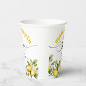 Gobelets En Papier Baby shower principal de citron mamas (Droite)