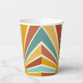 Gobelets En Papier Baby shower Retro Boho Sunshine (Gauche)