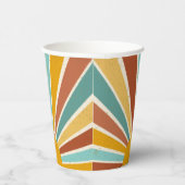 Gobelets En Papier Baby shower Retro Boho Sunshine (Droite)