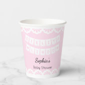 Gobelets En Papier Baby shower rose Cielito Lindo (Verso)