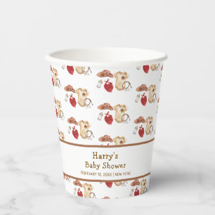 Gobelets En Papier Baby shower Rustique Boho Western Cowboy