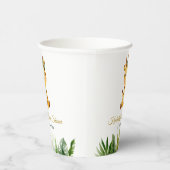 Gobelets En Papier baby shower safari jungle (Droite)