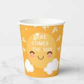 Gobelets En Papier Baby shower solaire (Recto)