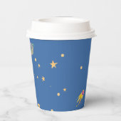 Gobelets En Papier Baby shower spatial, Chat mignon, Neutre hommes (Verso)