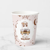 Gobelets En Papier Baby shower super Halloween Little Boo (Verso)