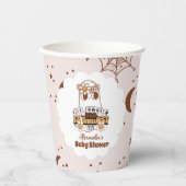 Gobelets En Papier Baby shower super Halloween Little Boo (Recto)