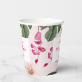 Gobelets En Papier Baby shower tropical (Droite)